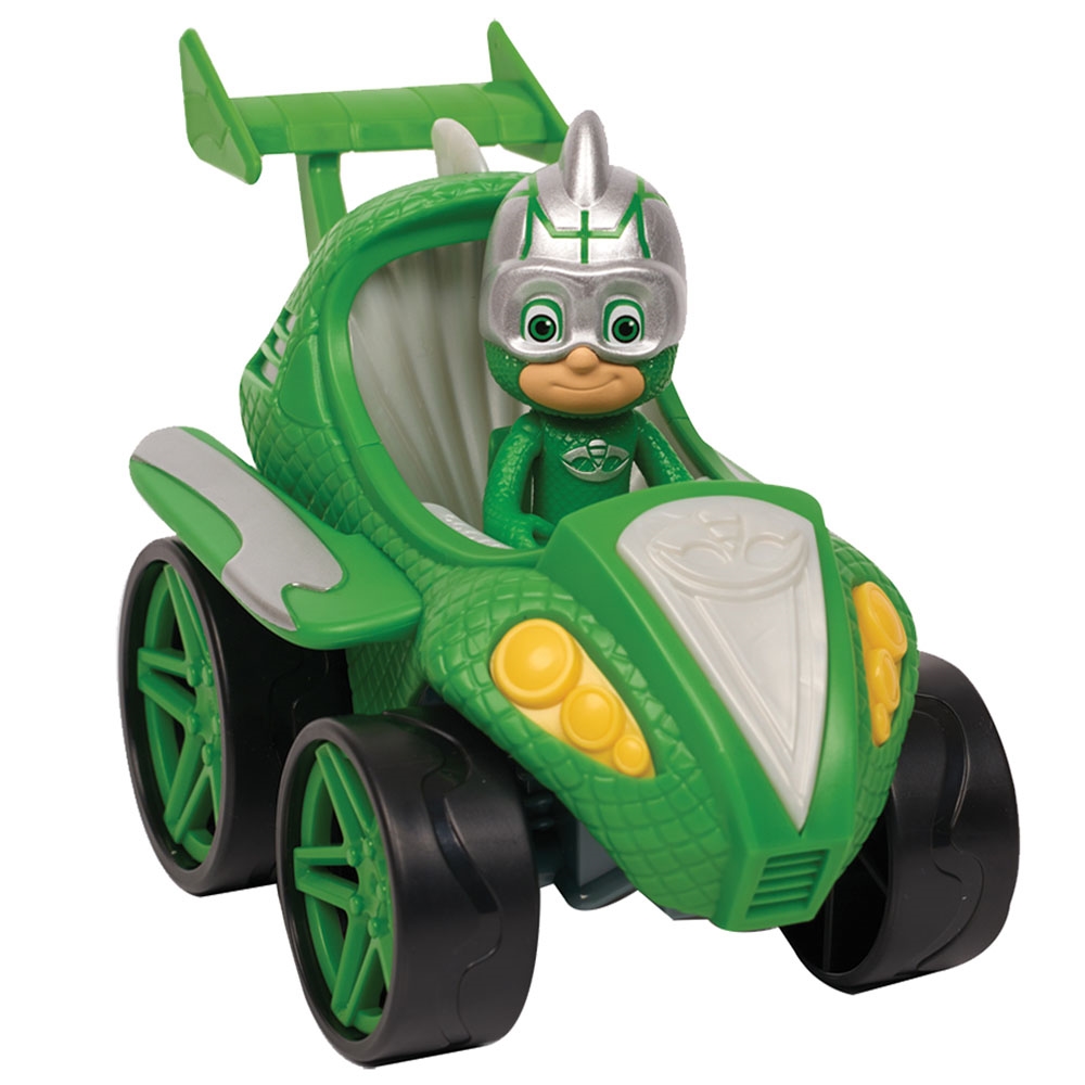 PJ Maskeliler Gekko Power Racer Figür ve Araç