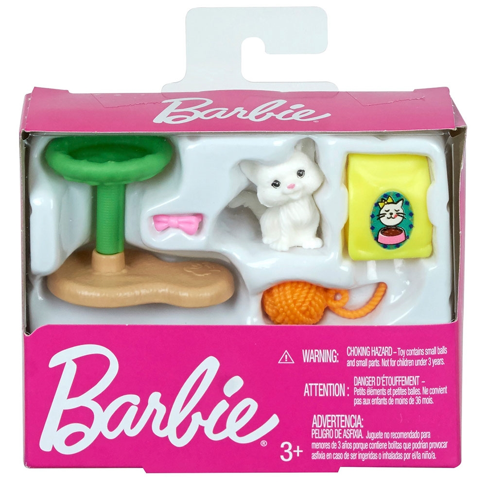 Barbie'nin Eğlenceli Ev Aksesuarları - Kedi Bakımı