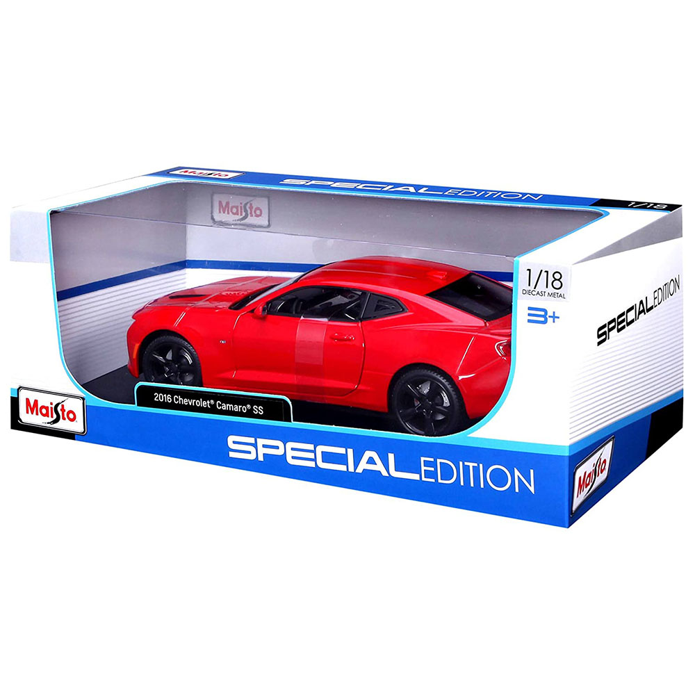 Maisto 1/18 2016 Model Chevrolet Camaro SS Kırmızı