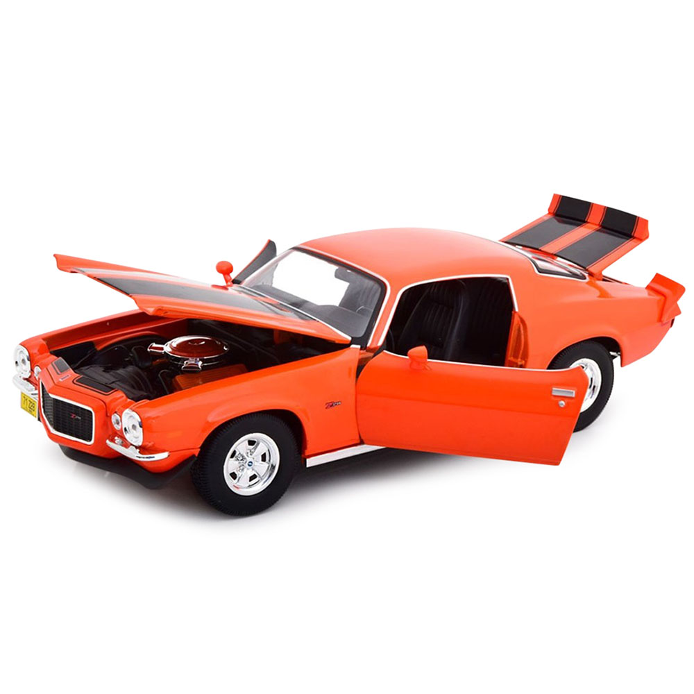 Maisto 1/18 1971 Chevrolet Camaro Model Araba Turuncu