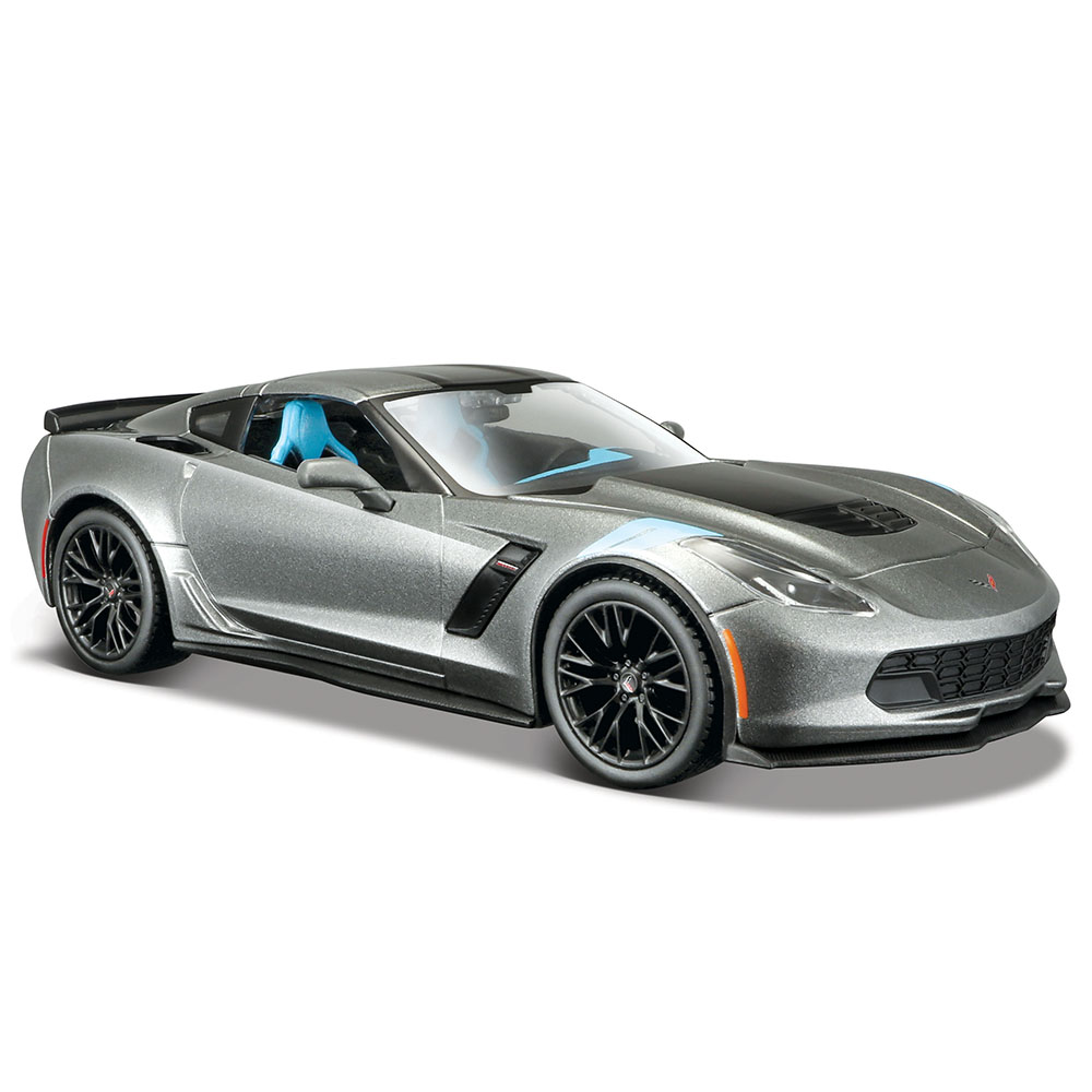 Maisto 2017 Corvette Grand Sport 1:24 Model Araba Gri