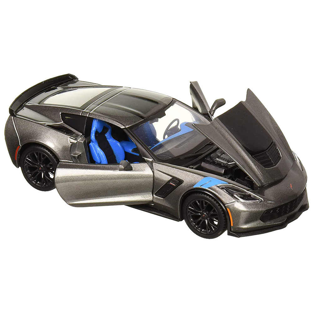 Maisto 2017 Corvette Grand Sport 1:24 Model Araba Gri