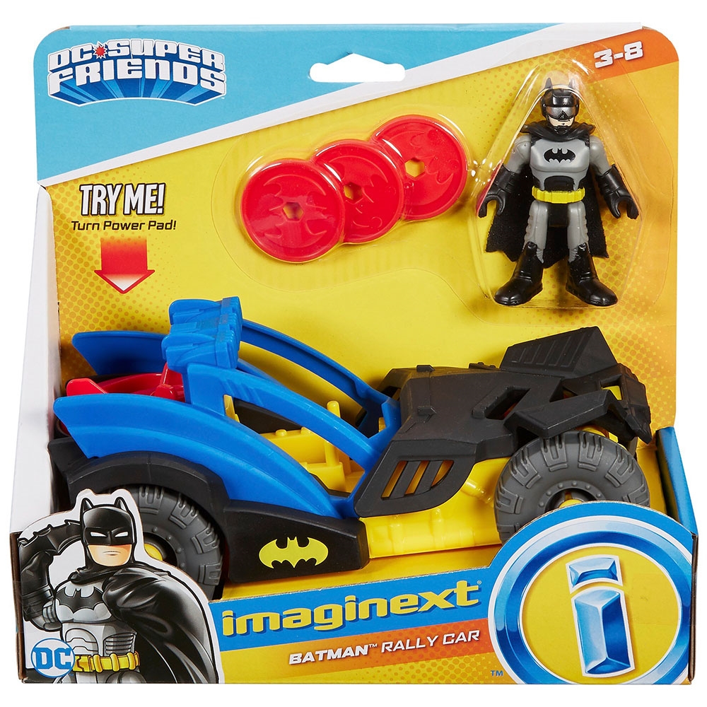 Imaginext DC Super Friends Özel Araçlar Batman ve Ralli Arabası