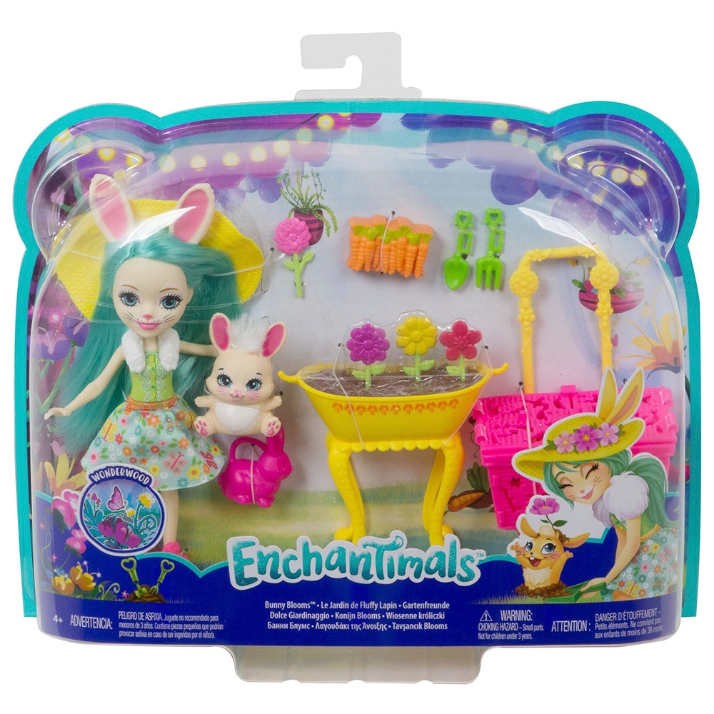 Enchantimals Tatil Temalı Oyun Setleri - Tavşancık Fluffy Bebek,