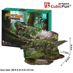 Cubic Fun 3D 36 Parca Puzzle Dinozor Tyrannosaurus Rex