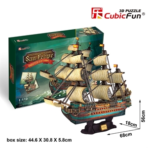 Cubic Fun 3D 248 Parça Puzzle San Felipe Gemisi