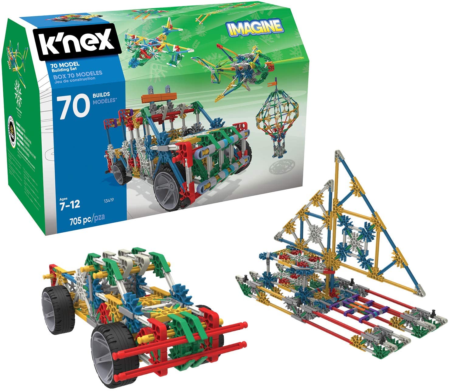 K’Nex 70 Farklı Model Building Set Knex 13419