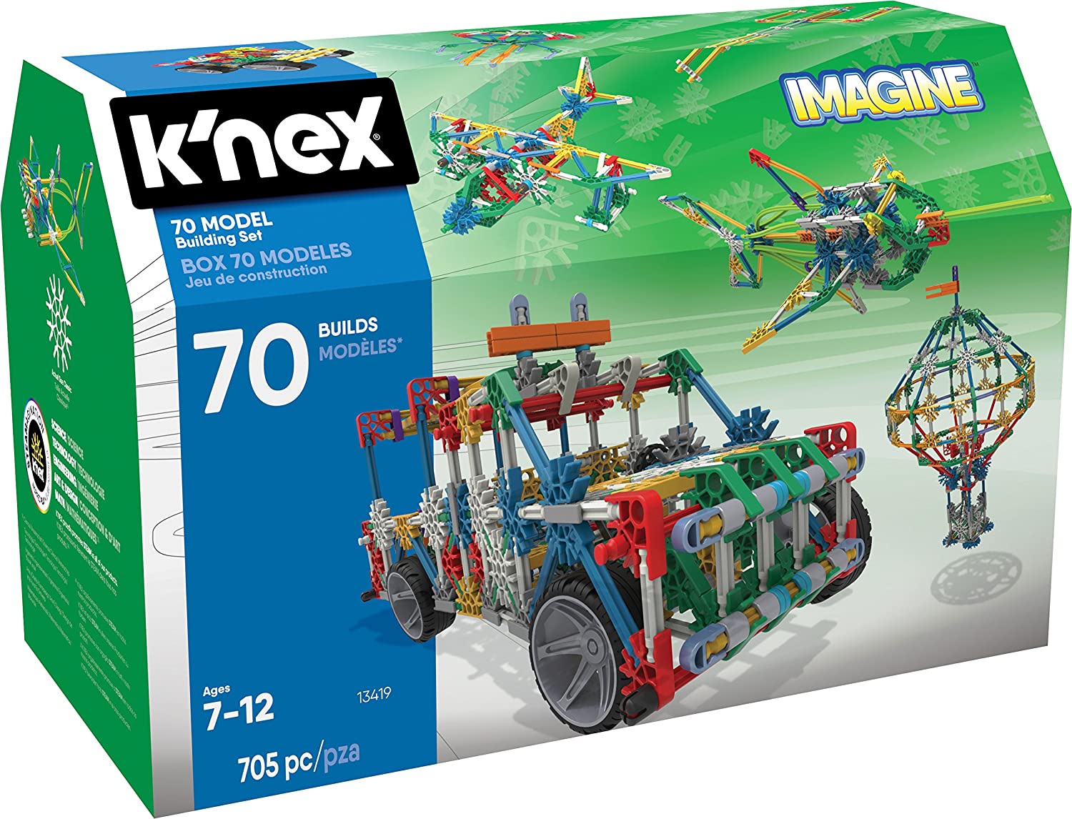 K’Nex 70 Farklı Model Building Set Knex 13419