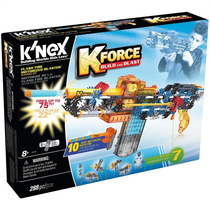K’Nex K-Force Flash Fire Blaster Yapı Seti (Motorlu) Knex 47010