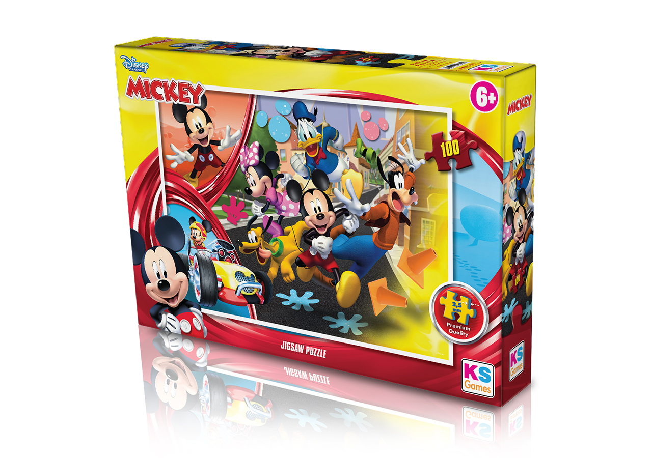 Mickey Çocuk Puzzle 100 Parça