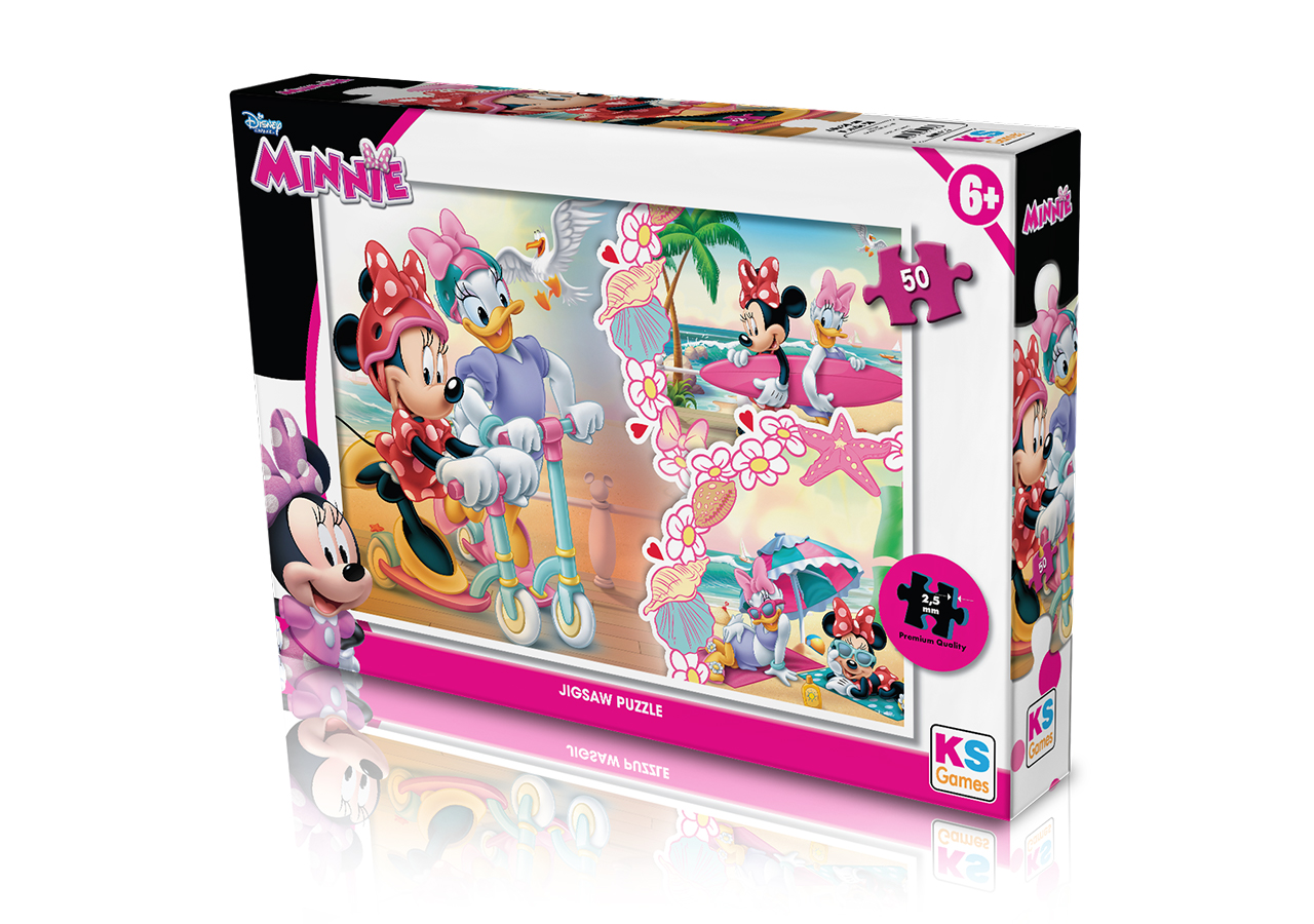 Minnie Çocuk Puzzle 50 Parça