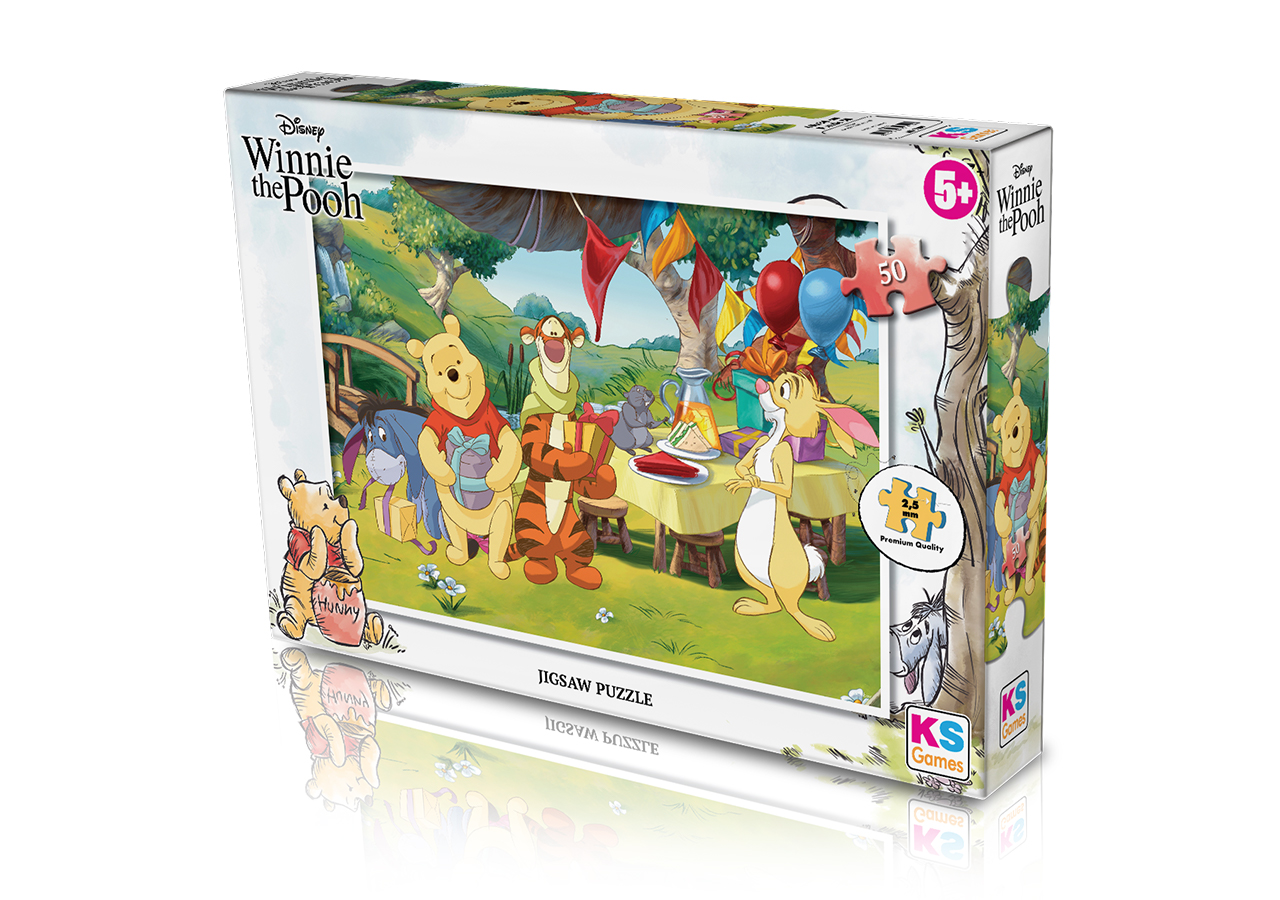 Winnie The Pooh Çocuk Puzzle 50 Parça