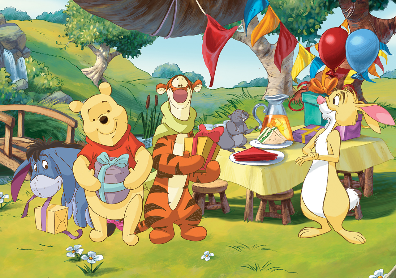 Winnie The Pooh Çocuk Puzzle 50 Parça