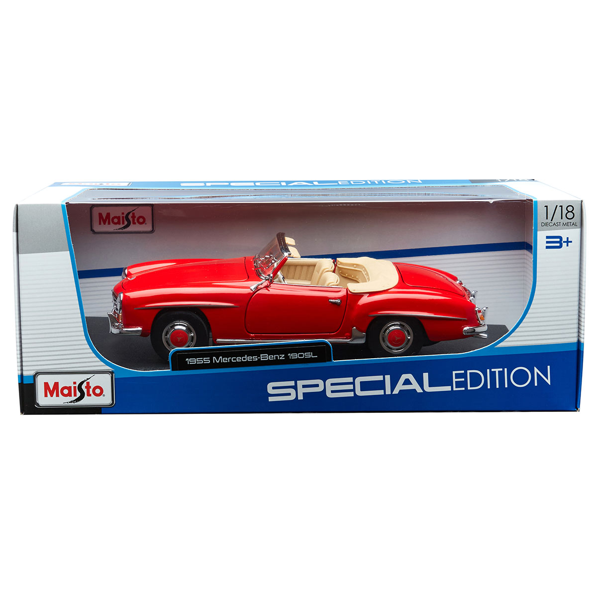 Maisto 1/18 1955 Model Mercedes-Benz 190SL Model Araba