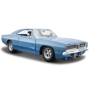 Maisto 1/25 1969 Model Dodge Charger R/T Mavi