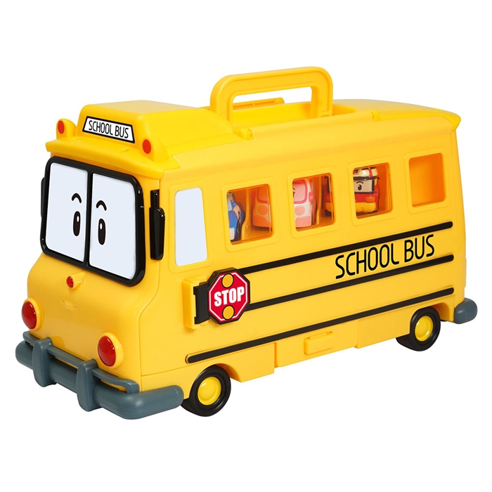 Robocar Poli Okul Otobüsü Figür Kutusu