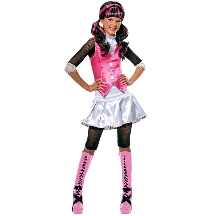 Monster High Draculaura Çocuk Kostüm 3-4 Yaş