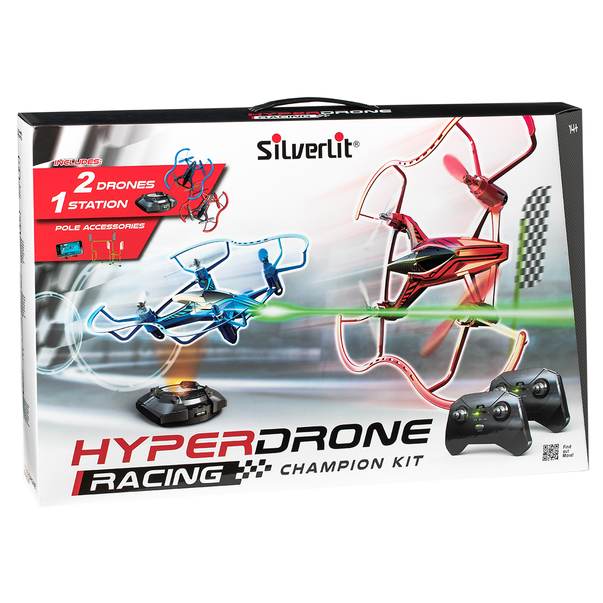 Silverlit HyperDrone Yarış Şampiyona Kiti 2.4G - 4CH Gyro Çift Dr