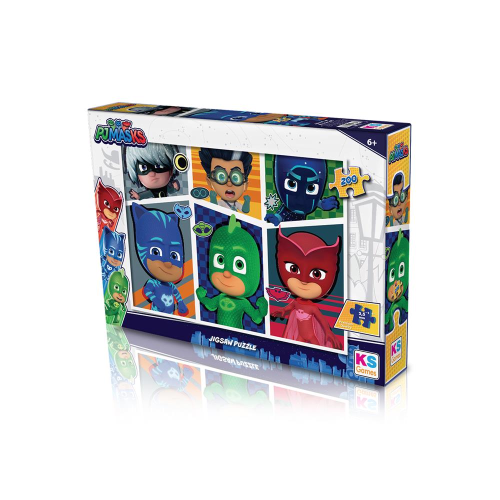 KS 200 Parça PJ Masks Çocuk Puzzle | Loco Poco Oyuncak