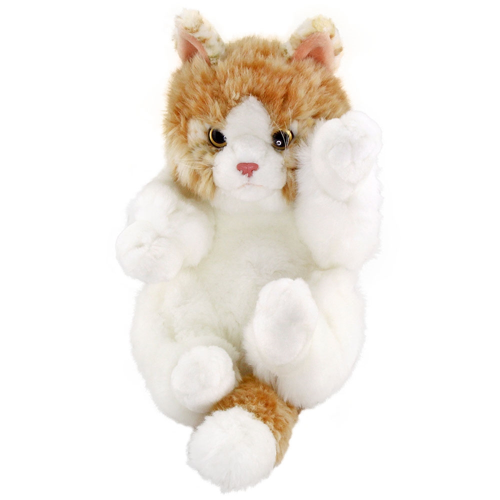 Animals Of The World Oyuncu Yavru Bej Kedicik Peluş Oyuncak 24 cm