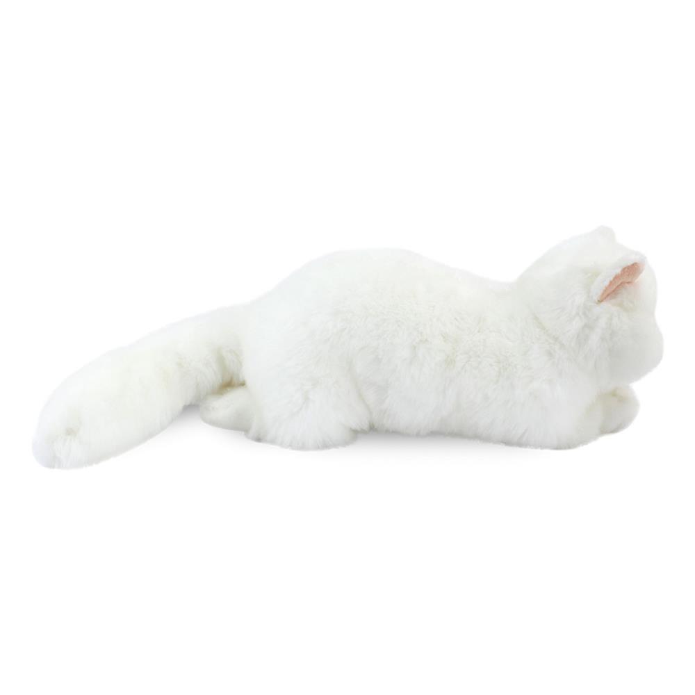 Animals Of The World Yatan Beyaz Kedi Peluş Oyuncak 34 cm