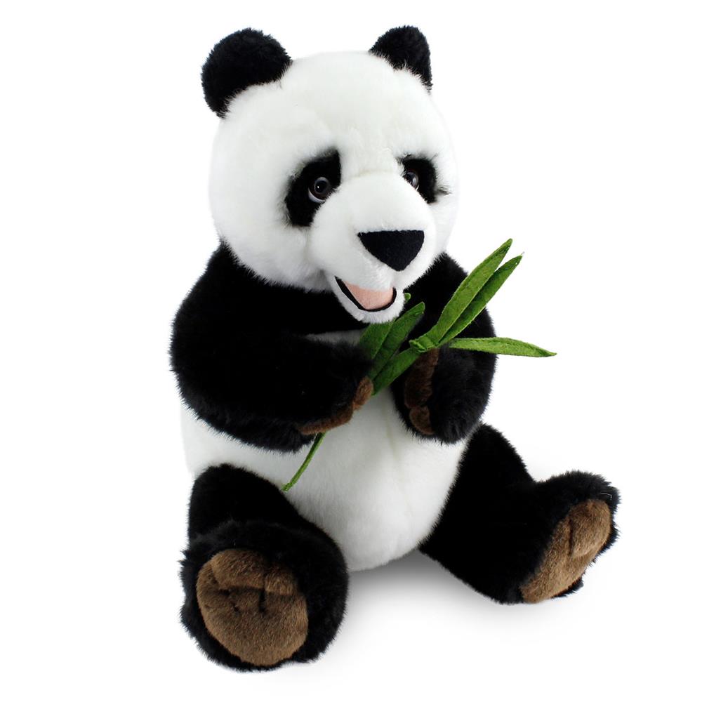 Animals Of The World Oturan Bambulu Panda Peluş Oyuncak 30 cm
