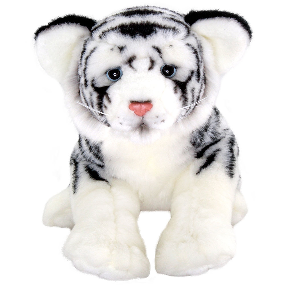 Animals Of The World Floppy Beyaz Kaplan Peluş Oyunca 30 cm