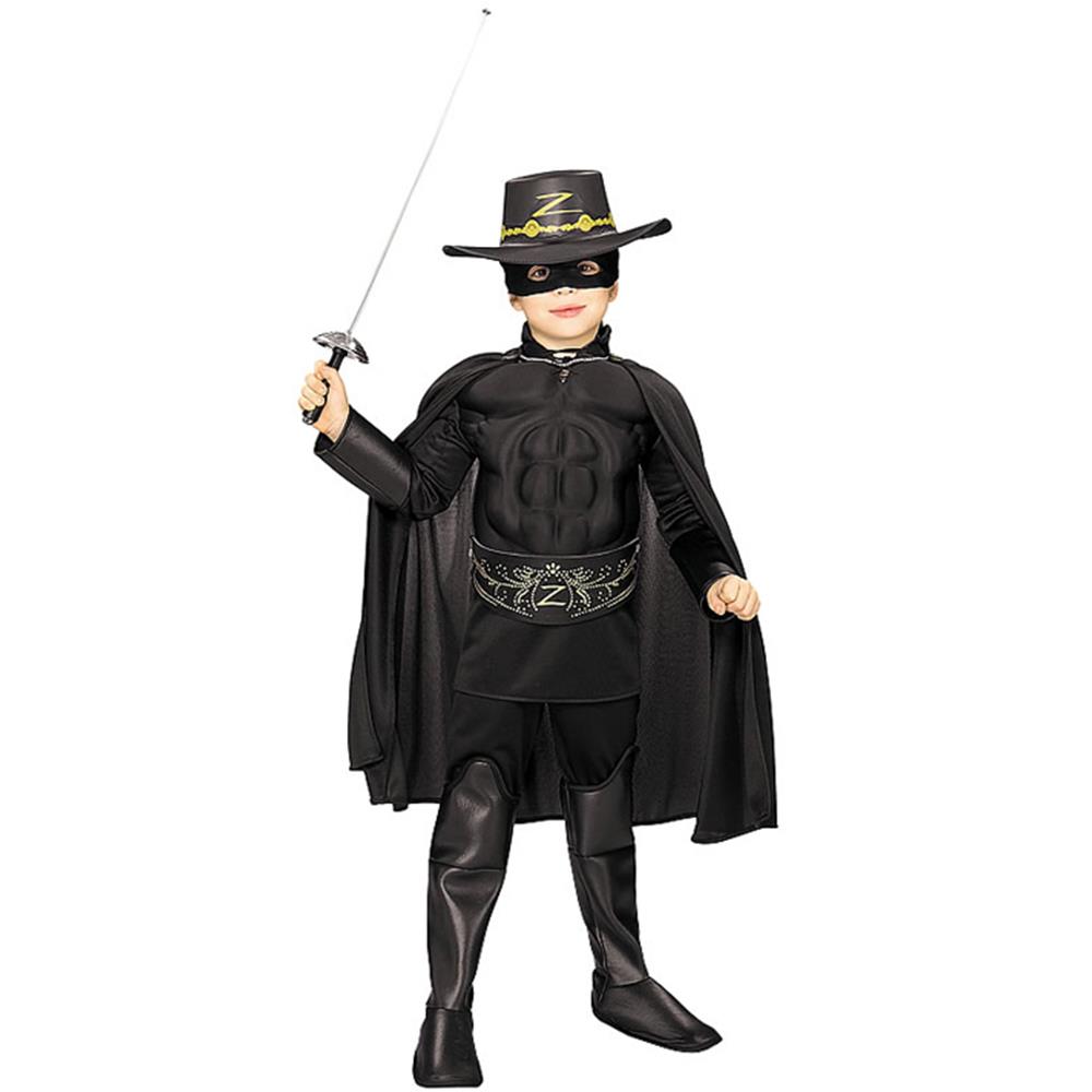 Zorro Lüks Çocuk Kostüm 4-6 Yaş