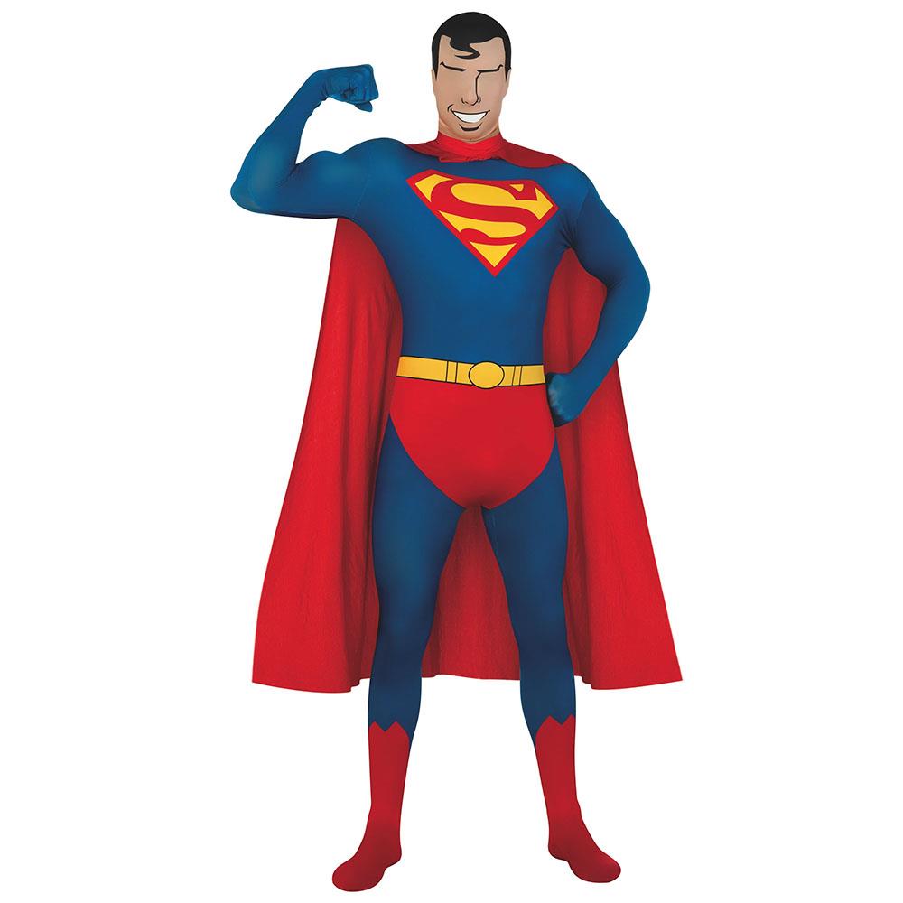 Superman Streç Yetişkin  Kostüm