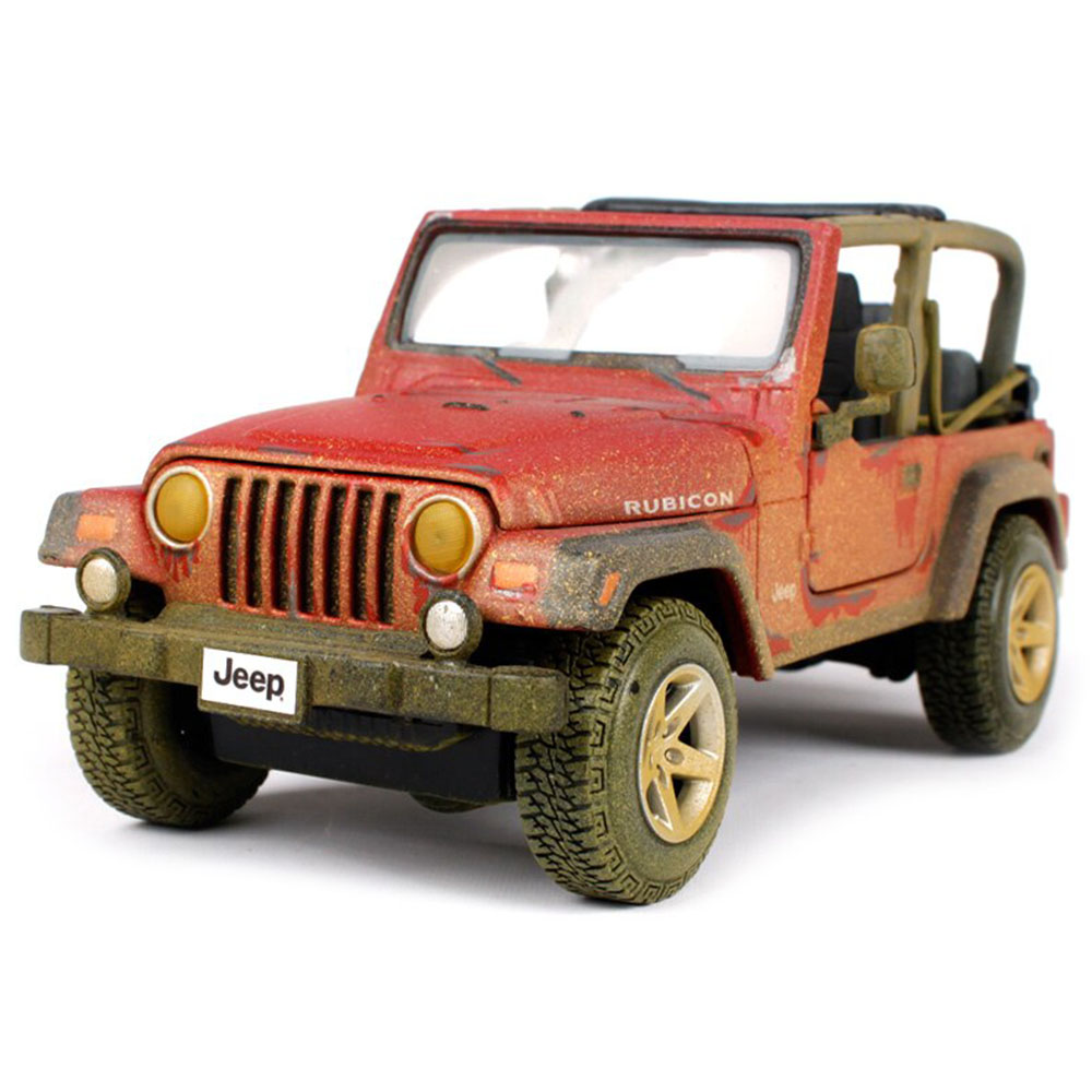 Maisto Jeep Wrangler Rubicon 1:27 Model Araba Old Friends Kırmızı