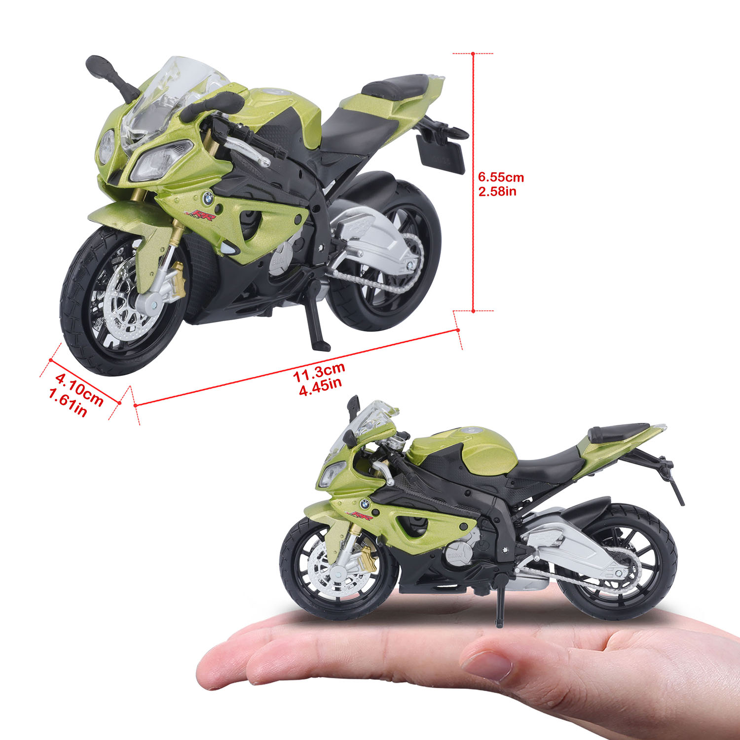 1/18 BMW S1000RR 1:18 Motosiklet 34007-72