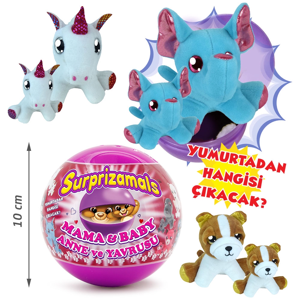 Surprizamals Anne ve Yavrusu Sürpriz Yumurta