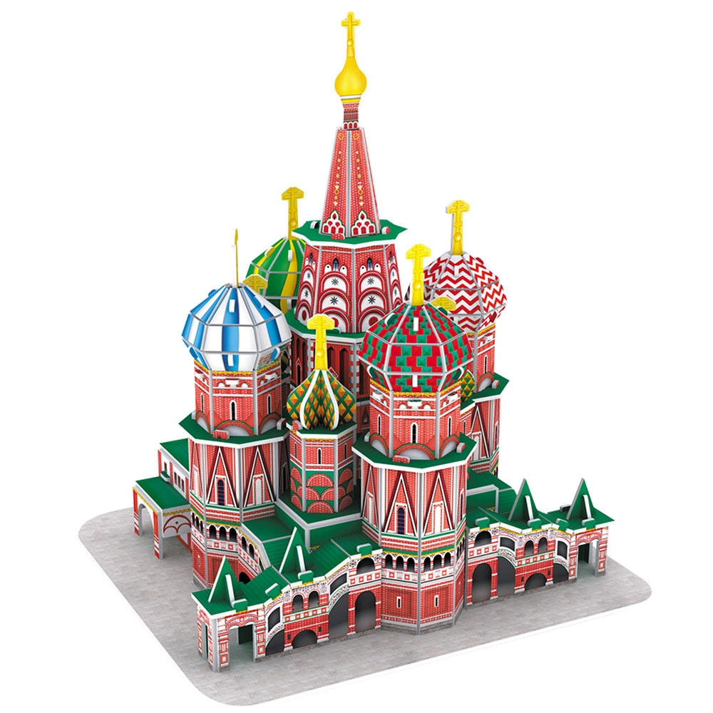 Cubic Fun 92 Parça Puzzle St. Basil's Cathedral