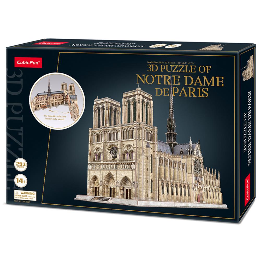 Cubic Fun Notre Dame de Paris 3D Puzzle