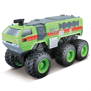 Maisto Quarry Monster Mini Motorlu İtfaiye Aracı Yeşil