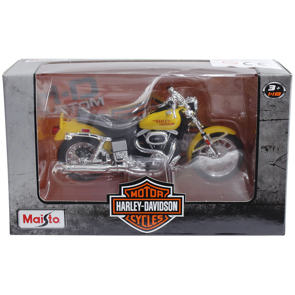 Maisto Harley Davidson 1977 FXS Low Rider 1:18 Model Motorsiklet