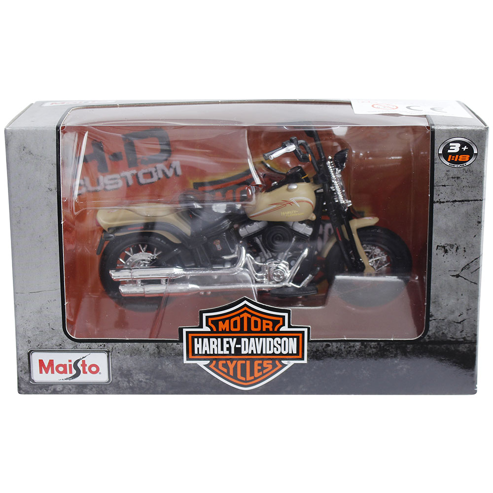 Maisto Harley Davidson 2008 FLSTSB Cross Bones 1:18 Model Motorsi