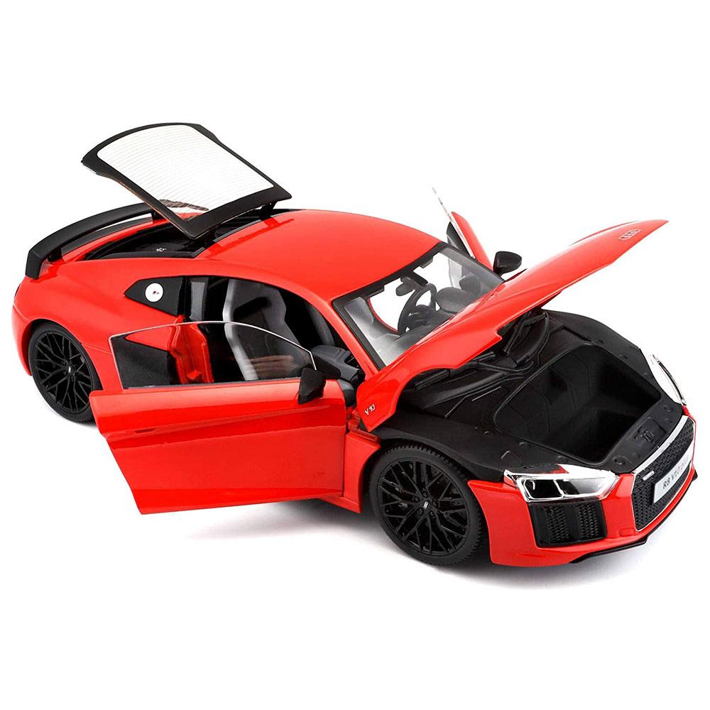 Maisto 1:18 Exclusive Audi R8 V10 Plus  Model Araba Kırmızı