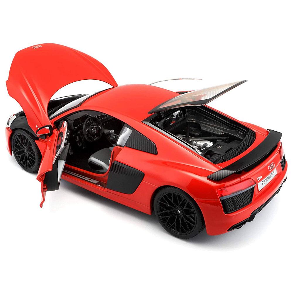 Maisto 1:18 Exclusive Audi R8 V10 Plus  Model Araba Kırmızı