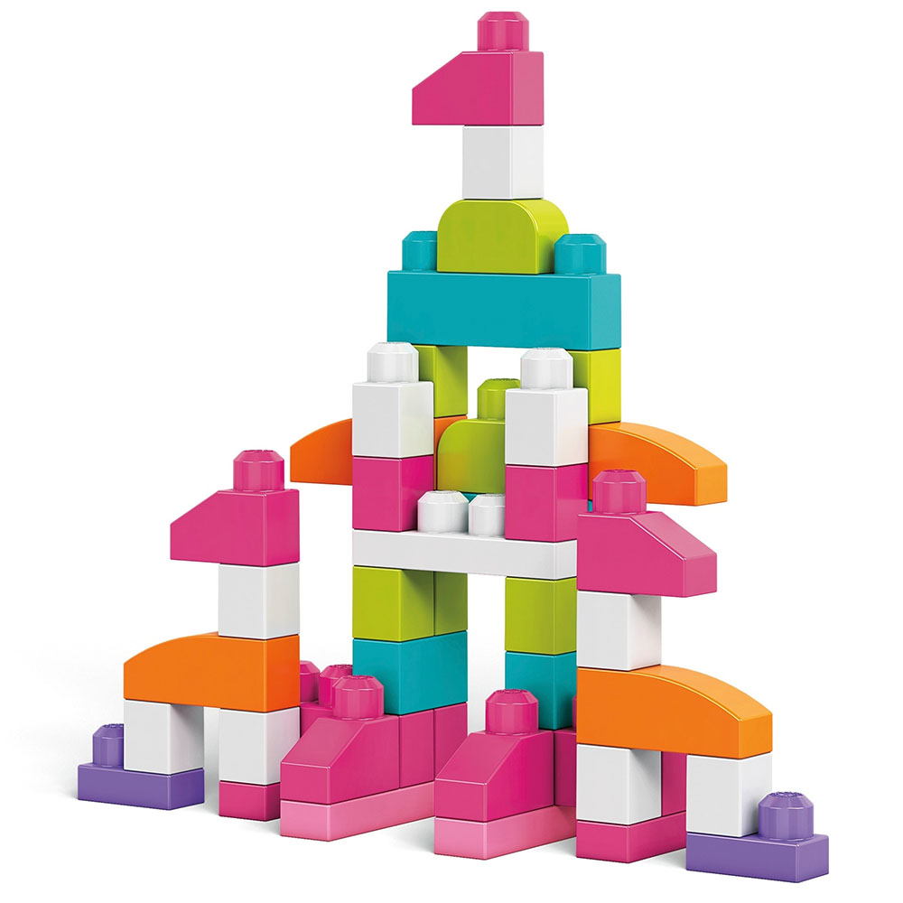 Mega Bloks 80'li Blok Torbaları Pembe