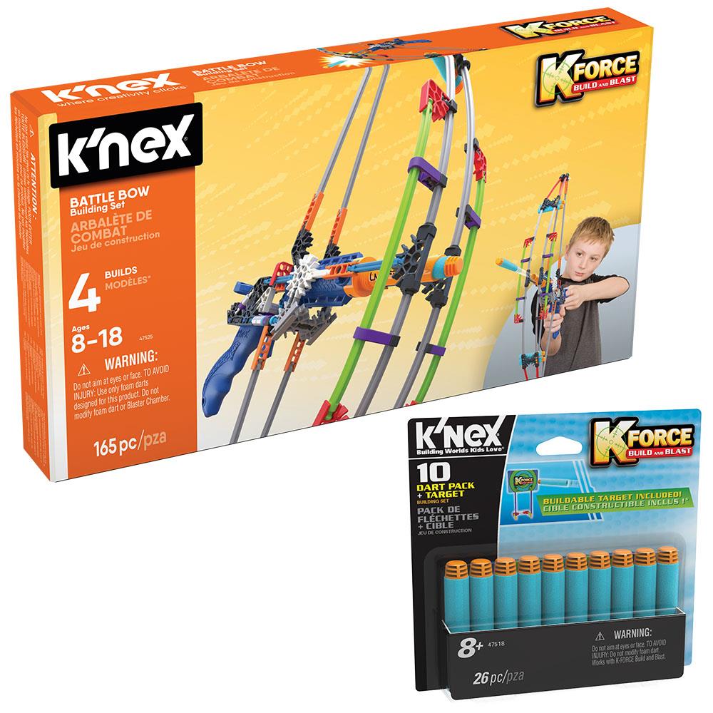 Knex Battle Bow ve 10 Yedek Mermi Set