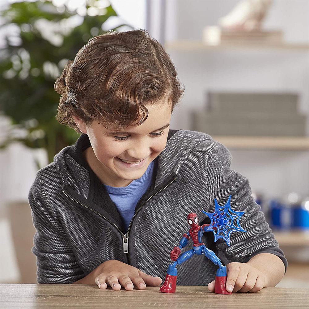 SPIDERMAN BEND AND FLEX FIGURE - GHOST SPIDER