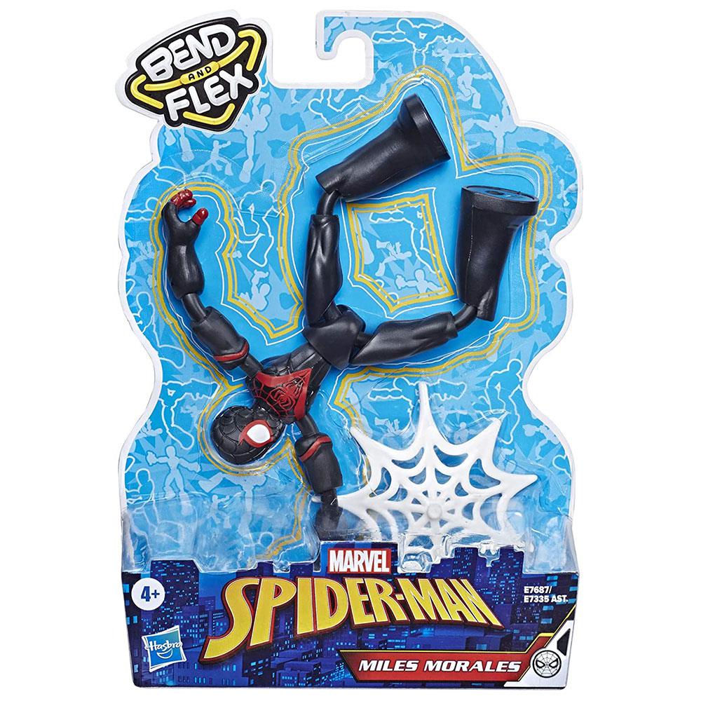 Spider-Man Bend and Flex Miles Morales Figür