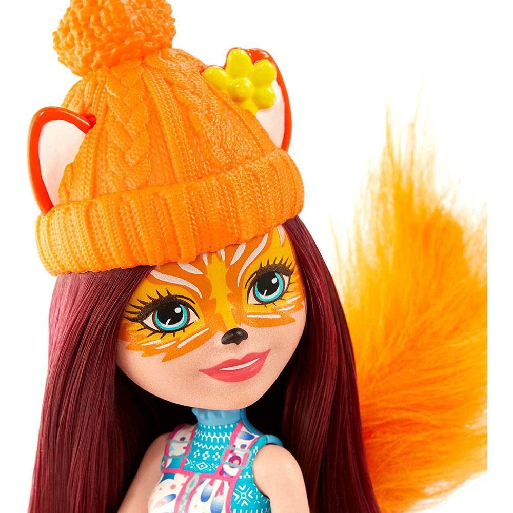 Enchantimals Felicity Fox ve Flick Fantastik Kar Kızağı Oyun Seti