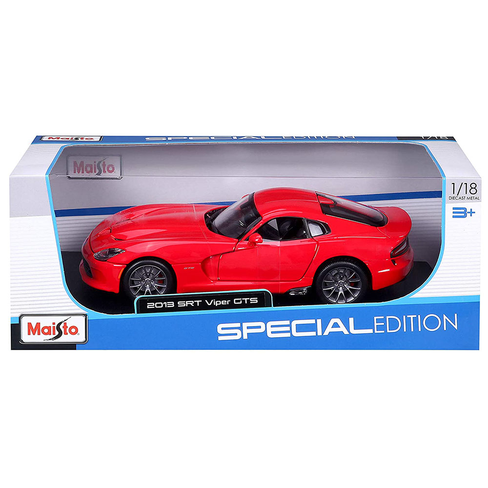 Maisto 2013 SRT Viper GTS 1:18 Model Araba Kırmızı