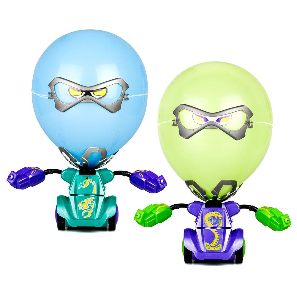 Silverlit Robo Kombat Balloon İkili Set (Mor - Yeşil)