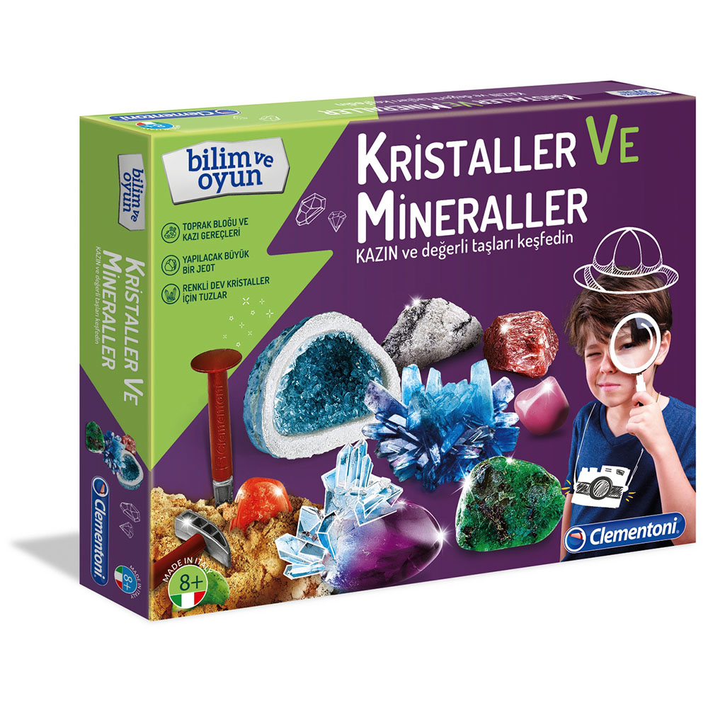 Clementoni Bilim ve Oyun - Kristaller ve Mineraller