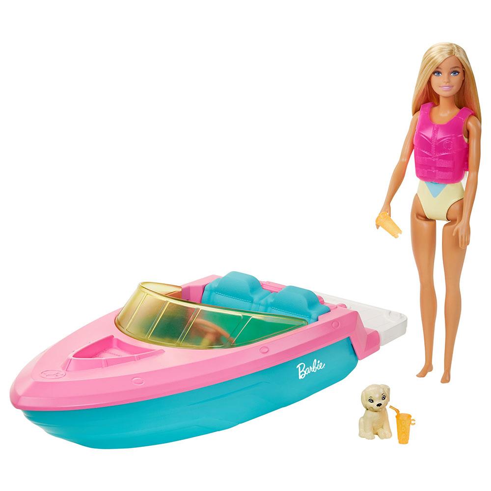 Figur Bebeklerbarbiebrb Grgbarbie Bebek Ve Teknesi Oyun Seti