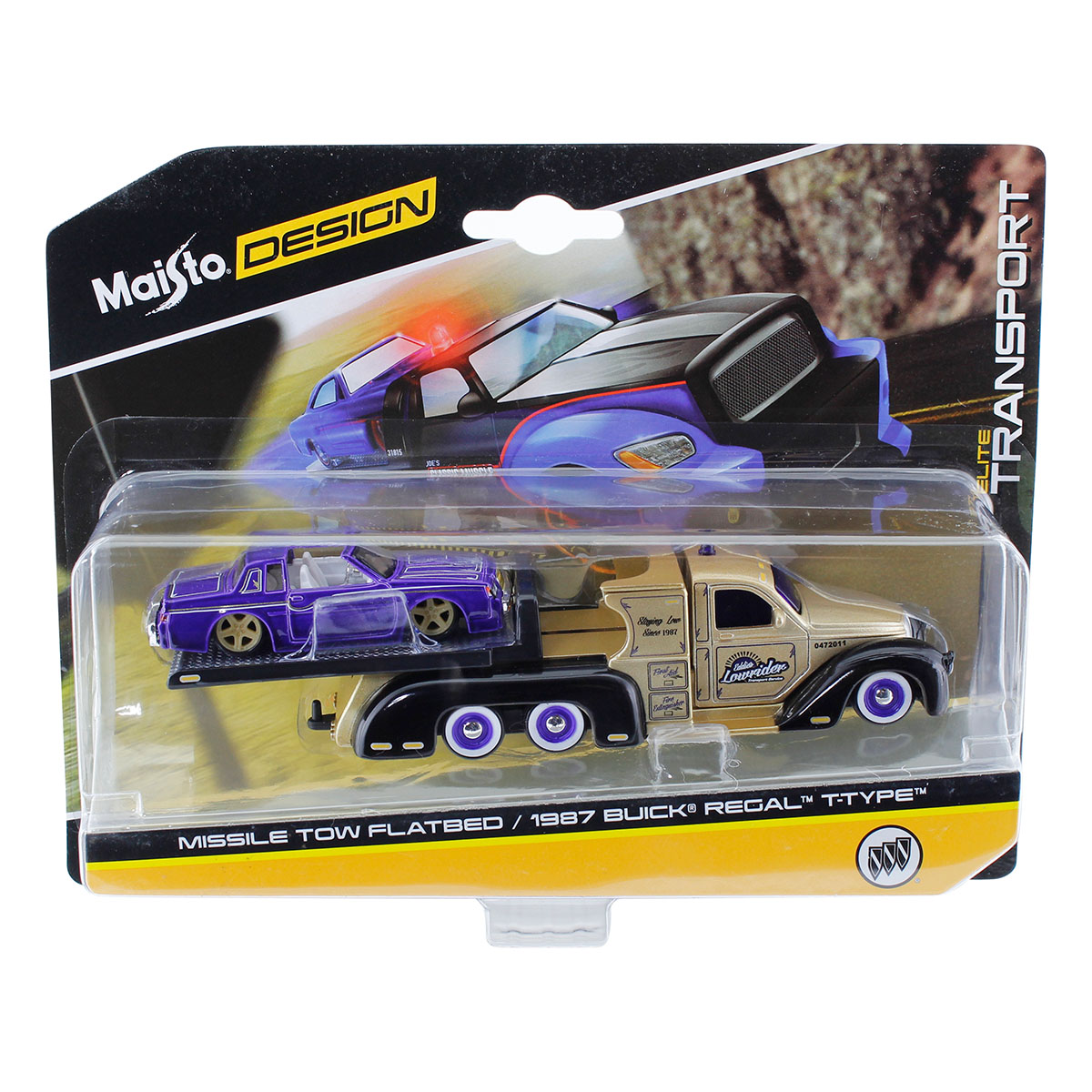 Maisto 1987 Buick Regal T-Type ve Taşıyıcı Tır 1:64 Arabalar