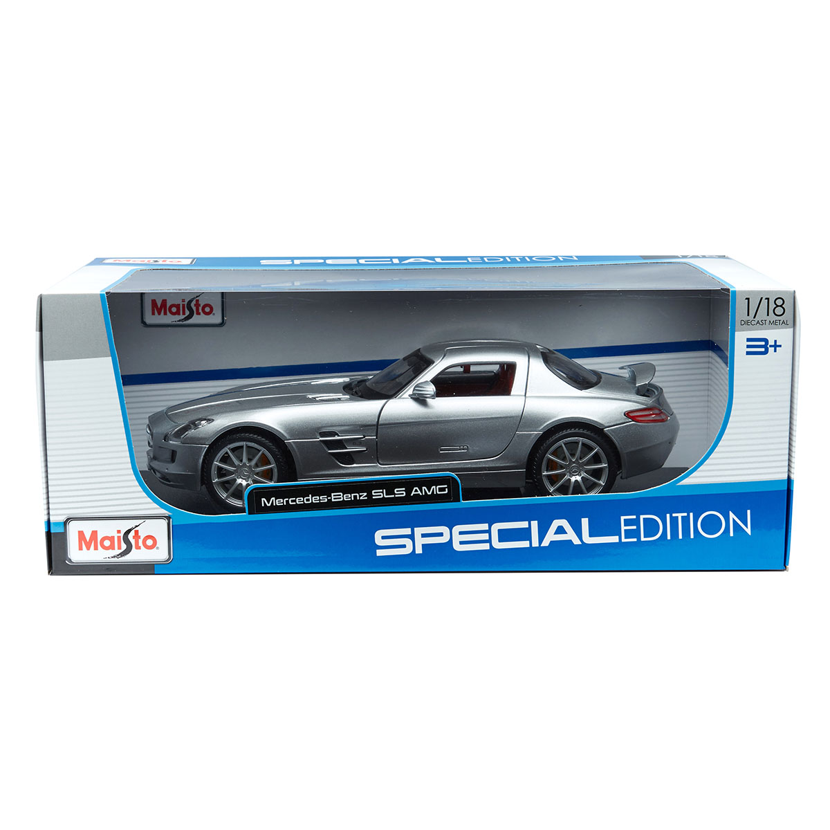 Maisto 1/18 Mercedes-Benz SLS AMG Model Araba